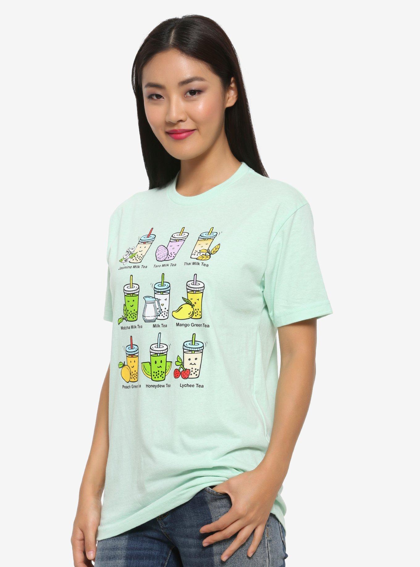 All the Boba Women's T-Shirt - BoxLunch Exclusive, GREEN, hi-res