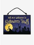 The Nightmare Before Christmas Halloween Town Reversible Door Sign, , hi-res