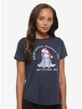 Disney Winnie the Pooh Eeyore Santa Notice Me Women's T-Shirt - BoxLunch Exclusive, BLUE, hi-res