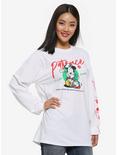 Disney Mickey Mouse Patience Women's Long Sleeve T-Shirt - BoxLunch Exclusive, WHITE, hi-res