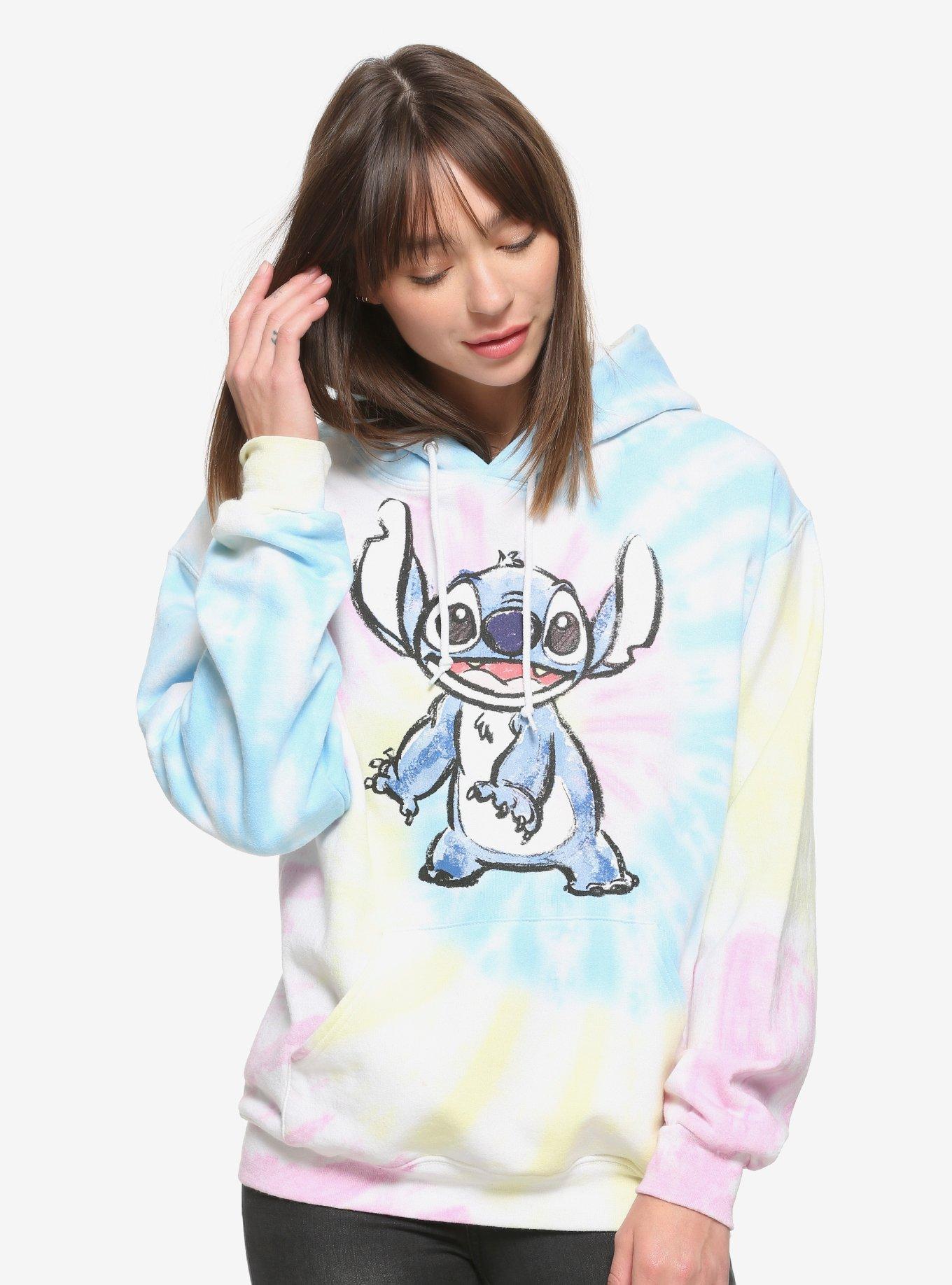 Disney Store Stitch Hooded Sweatshirt For Adults