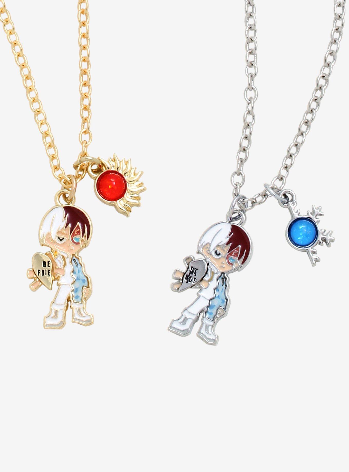 My Hero Academia Todoroki Best Friend Necklace Set, , hi-res