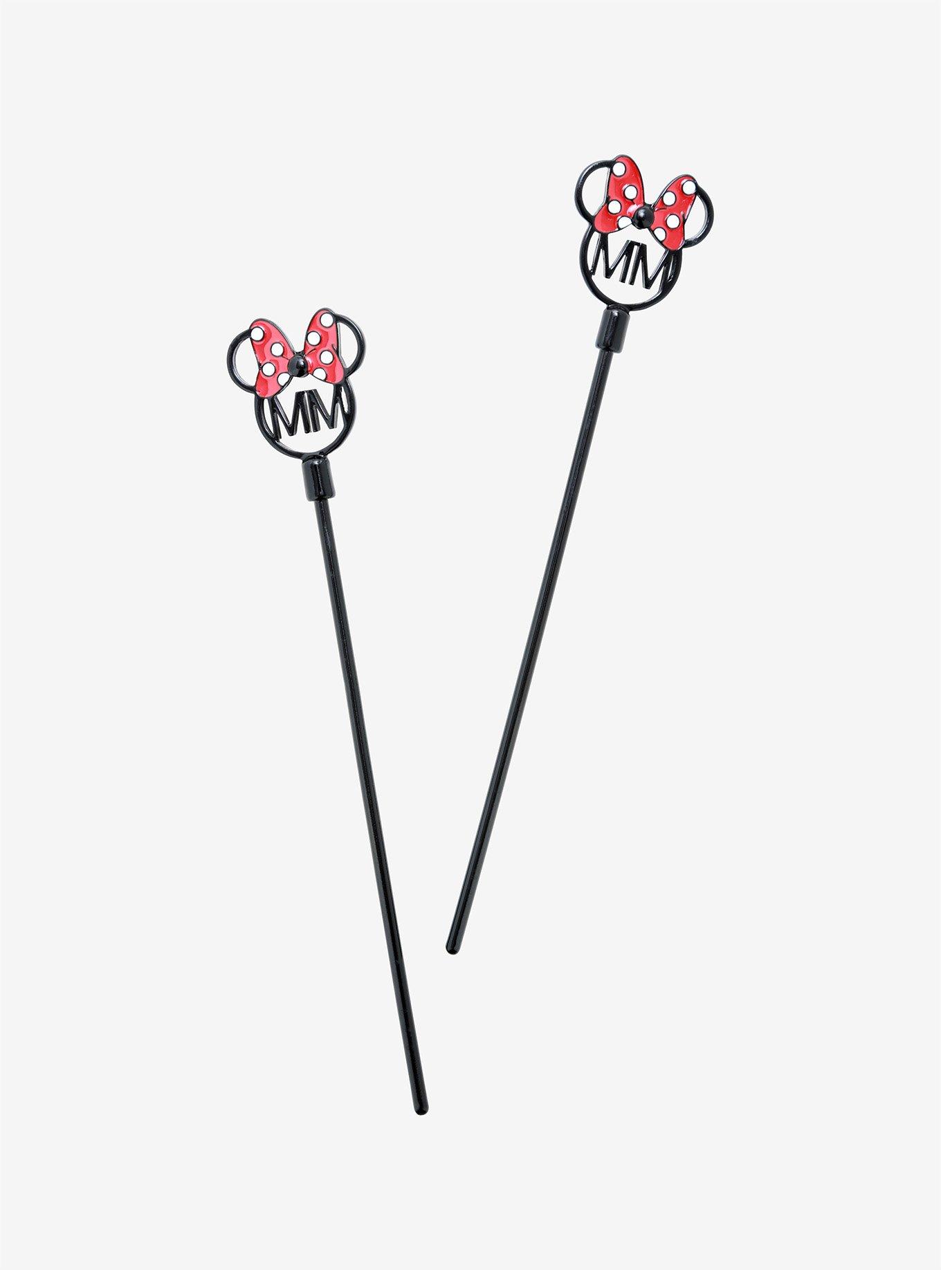Disney Minnie Mouse Icon Hair Sticks, , hi-res