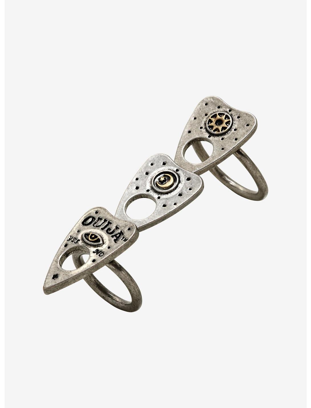 Ouija Planchette Armor Ring, , hi-res