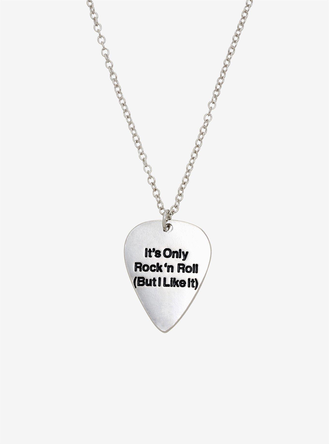 The Rolling Stones Guitar Pick Necklace, , hi-res