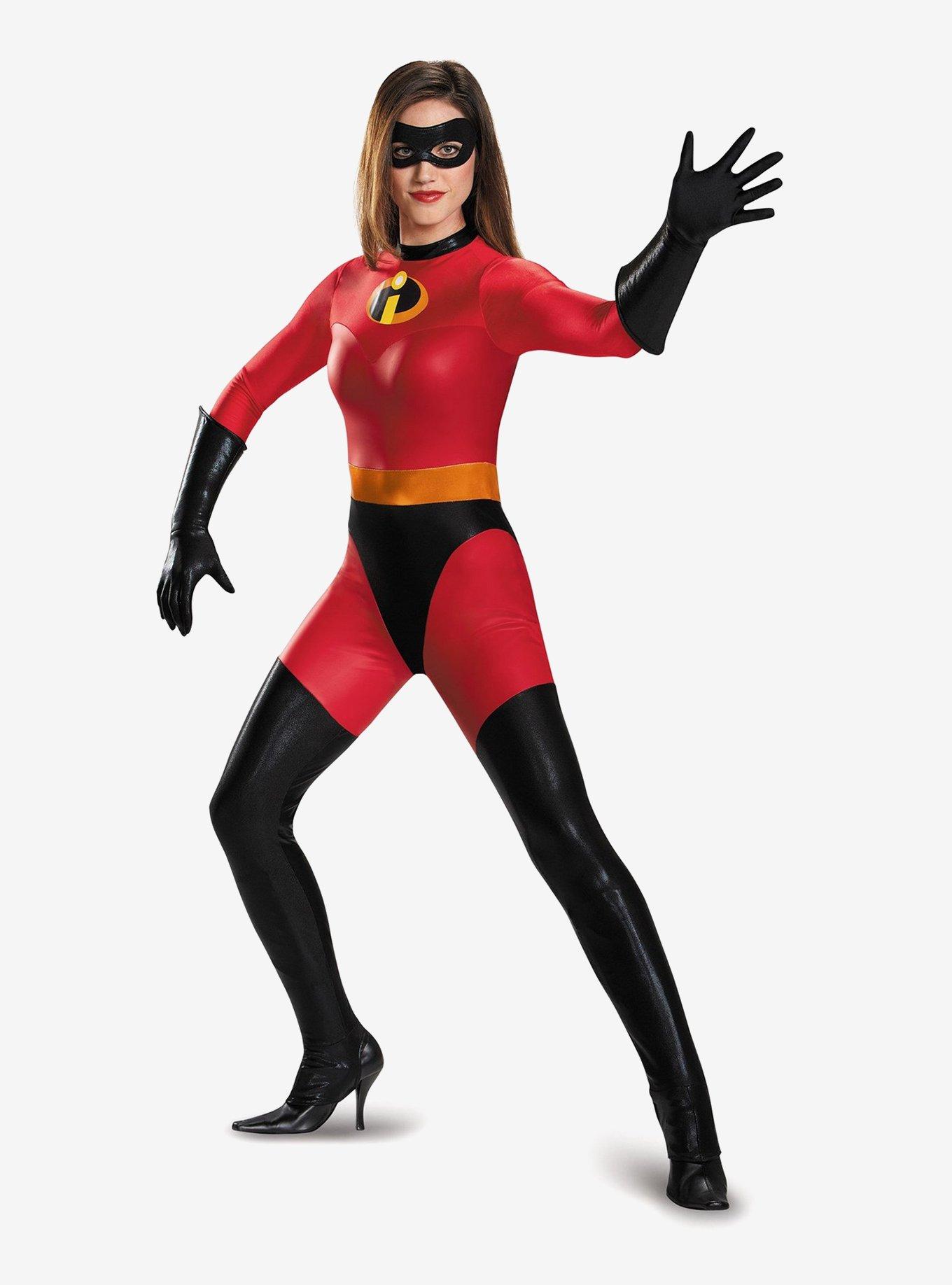 Disney Pixar The Incredibles: Mrs. Incredible Bodysuit Costume, MULTICOLOR, hi-res