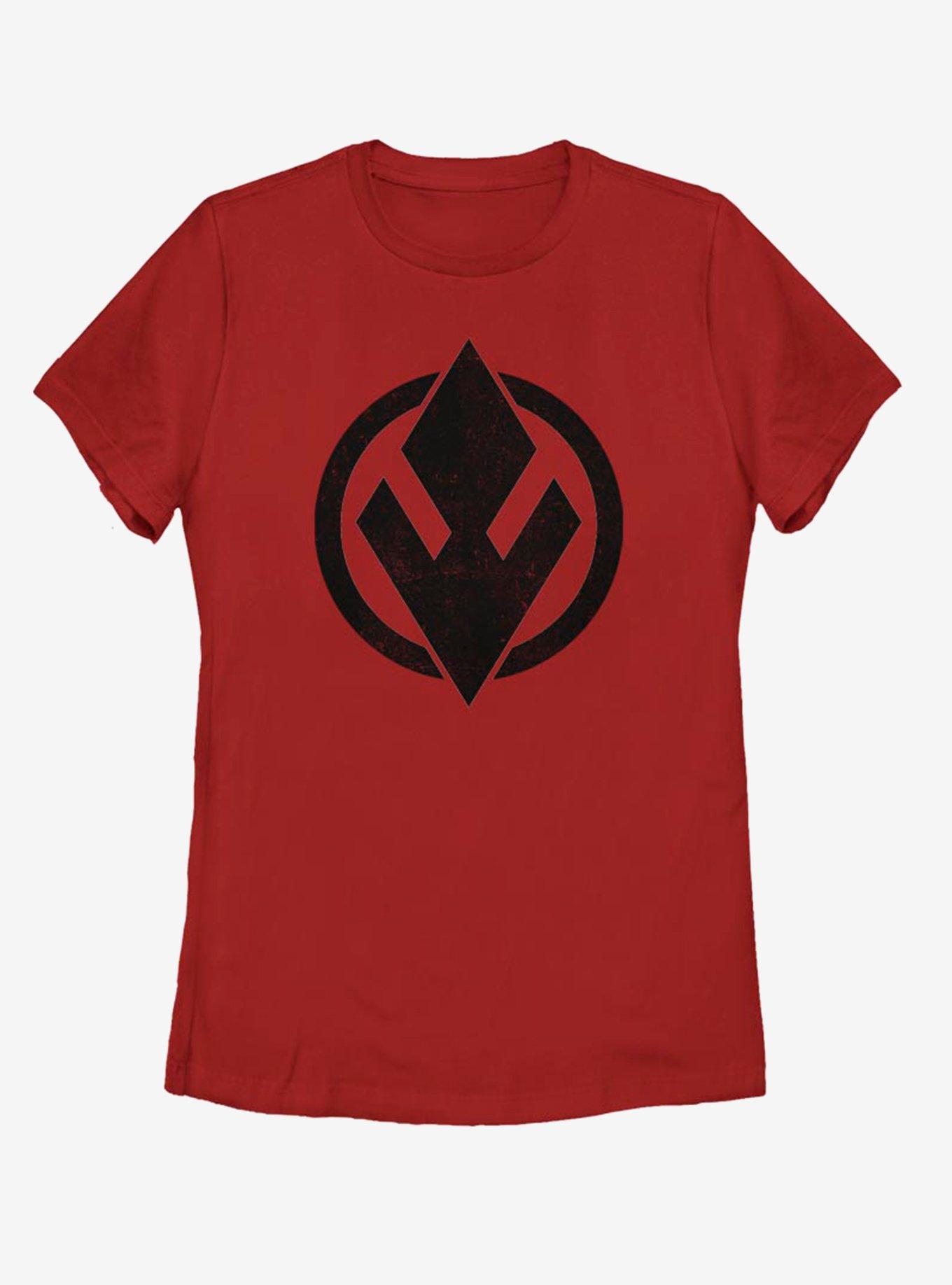 Star Wars Episode IX The Rise Of Skywalker Sith Trooper Solid Emblem Womens T-Shirt, , hi-res
