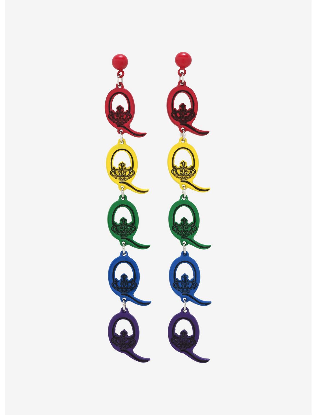 Queen Rainbow Drop Earrings, , hi-res