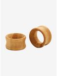 Bamboo Tunnel Plug 2 Pack, BROWN  SAND, hi-res