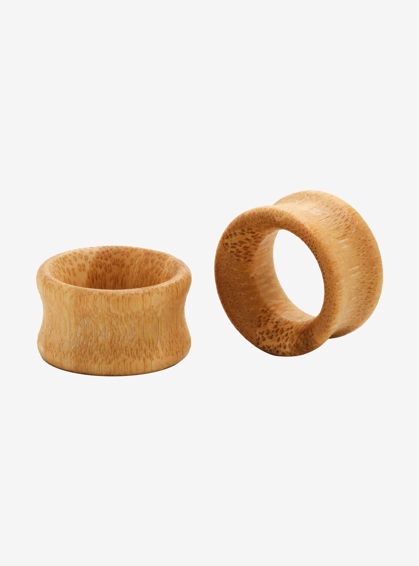 Bamboo Tunnel Plug 2 Pack, BROWN  SAND, hi-res