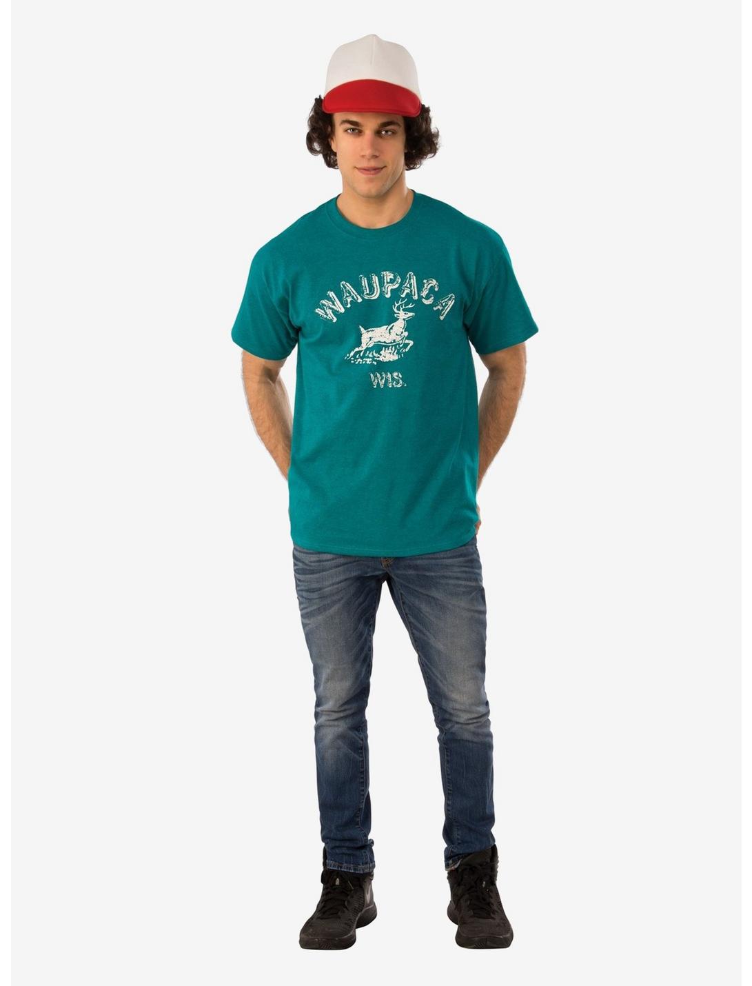 Stranger Things Dustin's Waupaca Shirt, GREEN, hi-res