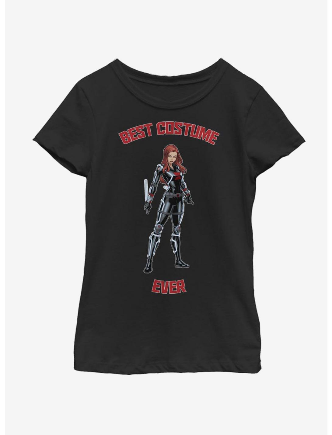 Marvel Black Widow Best Costume Youth Girls T-Shirt, BLACK, hi-res