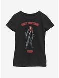 Marvel Black Widow Best Costume Youth Girls T-Shirt, BLACK, hi-res