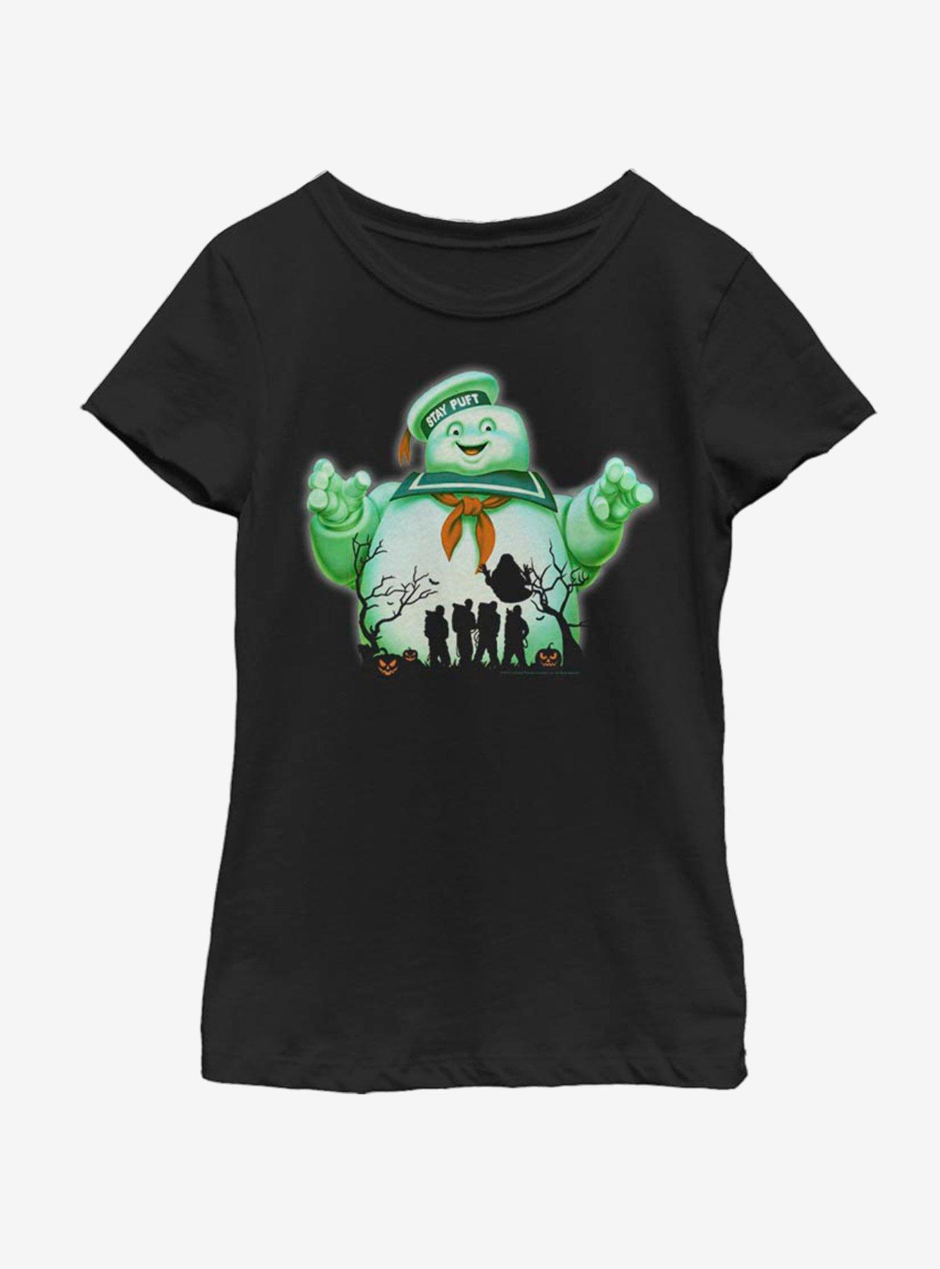 Ghostbusters Halloween Youth Girls T-Shirt, BLACK, hi-res