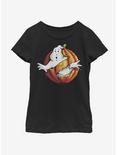 Ghostbusters Halloween Logo Youth Girls T-Shirt, BLACK, hi-res