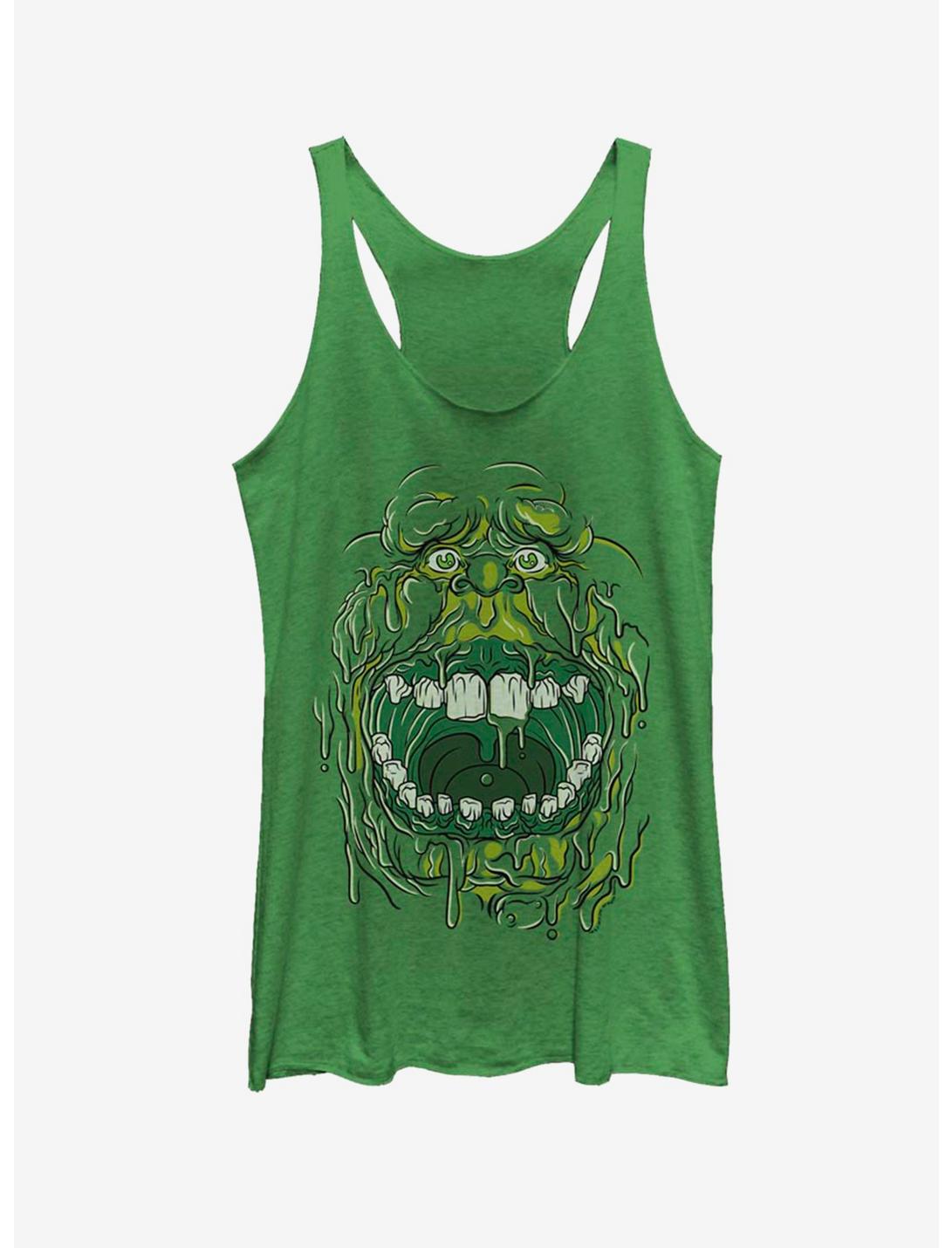 Ghostbusters Slimer Face Costume Womens Tank Top, ENVY, hi-res