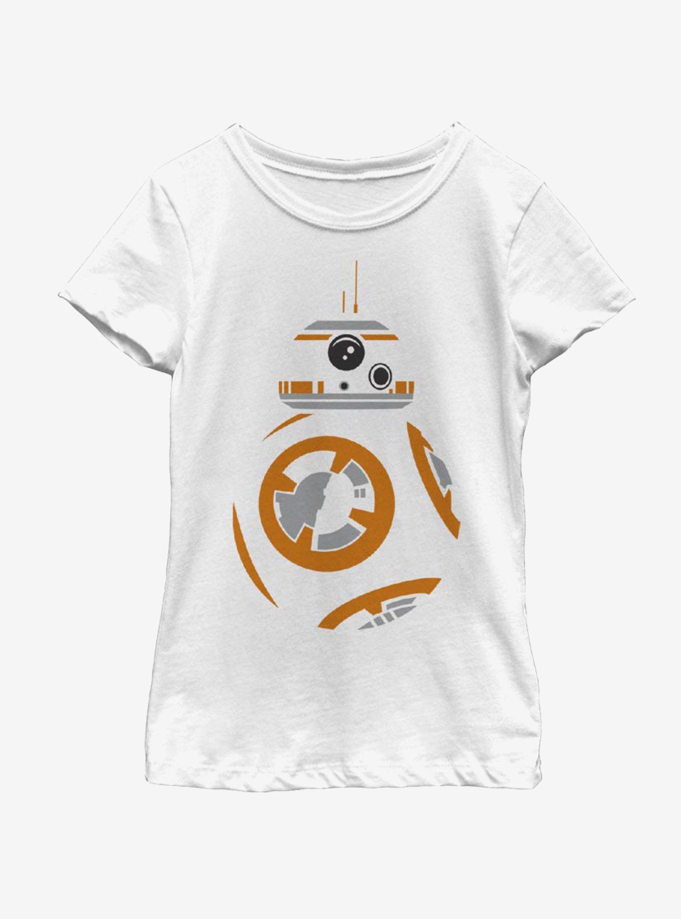 Star Wars The Force Awakens BB8 Face Youth Girls T-Shirt, , hi-res