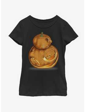 Star Wars The Force Awakens BB Pumpkin Youth Girls T-Shirt, , hi-res
