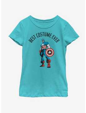 Marvel Captain America Best Costume Ever Youth Girls T-Shirt, , hi-res