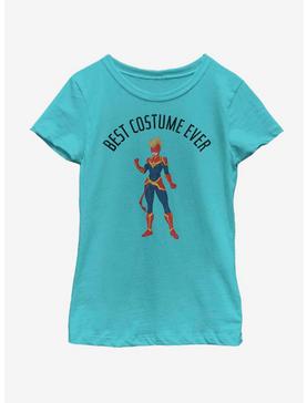 Marvel Captain Marvel Best Costume Ever Youth Girls T-Shirt, , hi-res