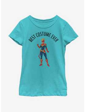 Marvel Captain Marvel Best Costume Ever Youth Girls T-Shirt, , hi-res