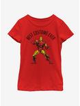 Marvel Iron Man Best Costume Ever Youth Girls T-Shirt, RED, hi-res