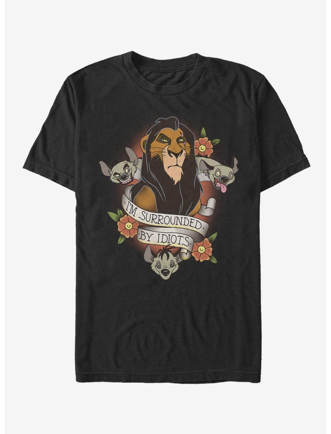 Disney The Lion King Surrounded T-Shirt, BLACK, hi-res