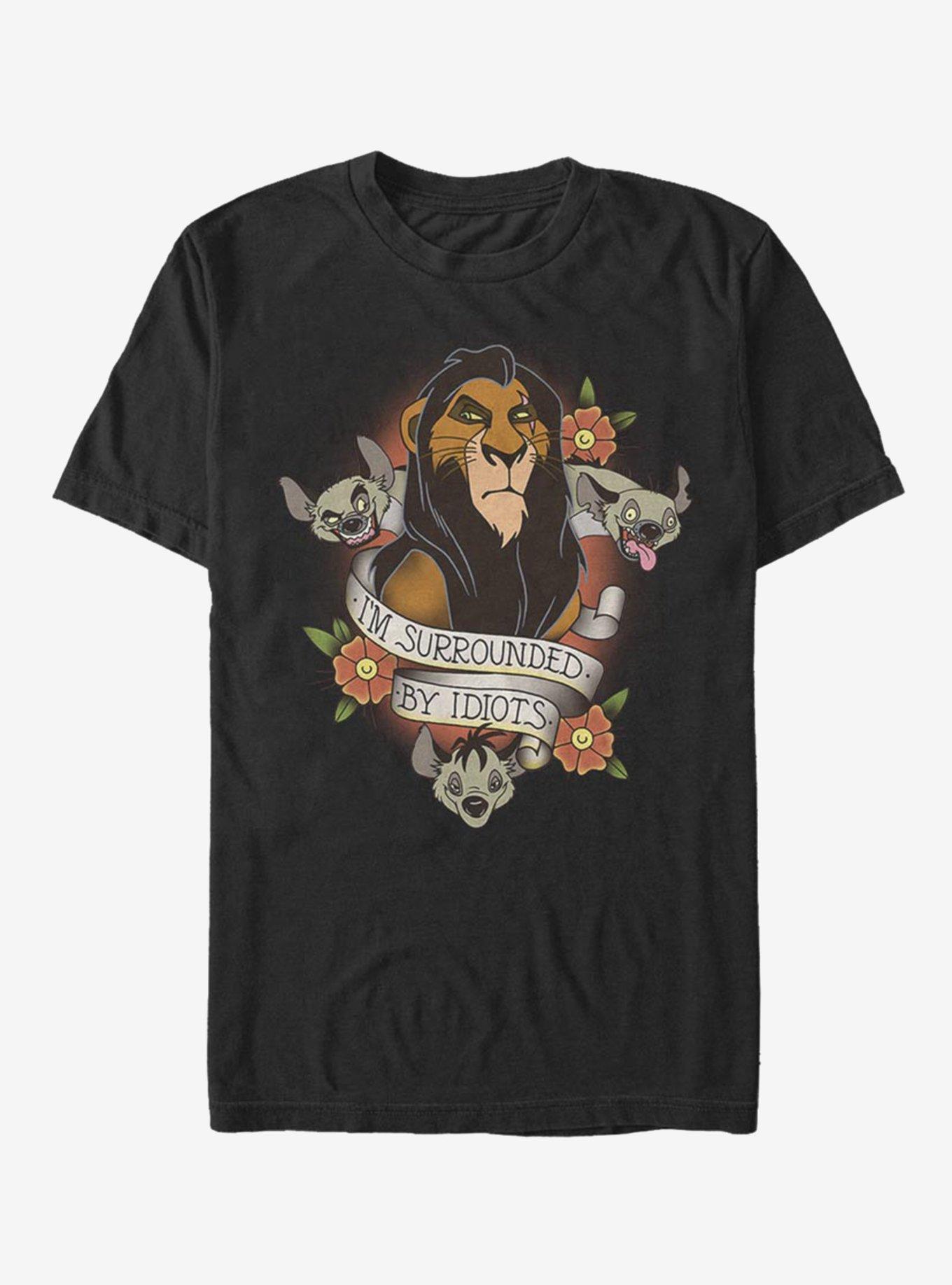 Disney The Lion King Surrounded T-Shirt, BLACK, hi-res