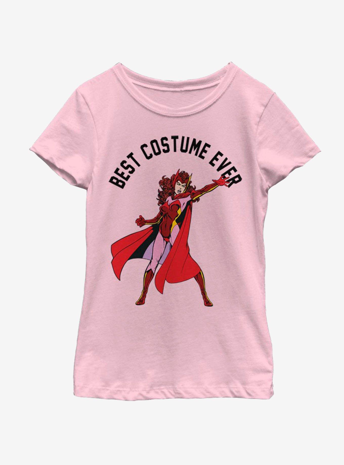 Marvel Scarlet Witch Best Costume Youth Girls T-Shirt, PINK, hi-res