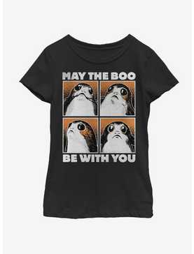 Star Wars The Last Jedi Boo Porg Youth Girls T-Shirt, , hi-res