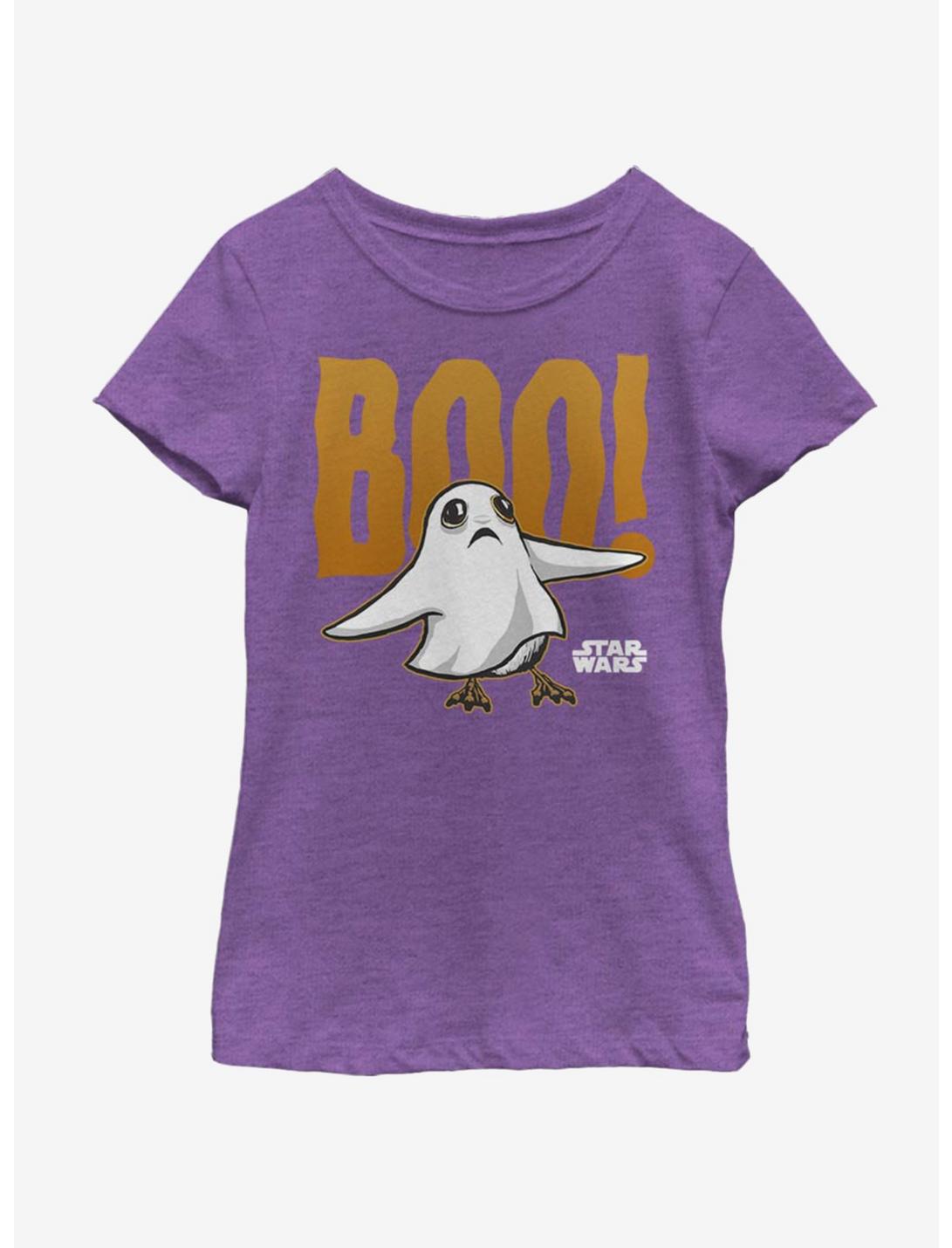 Star Wars The Last Jedi Ghost Porg Youth Girls T-Shirt, PURPLE BERRY, hi-res