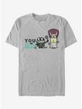 Despicable Me Minions Frankenstein Had Me At Bellow T-Shirt, SILVER, hi-res