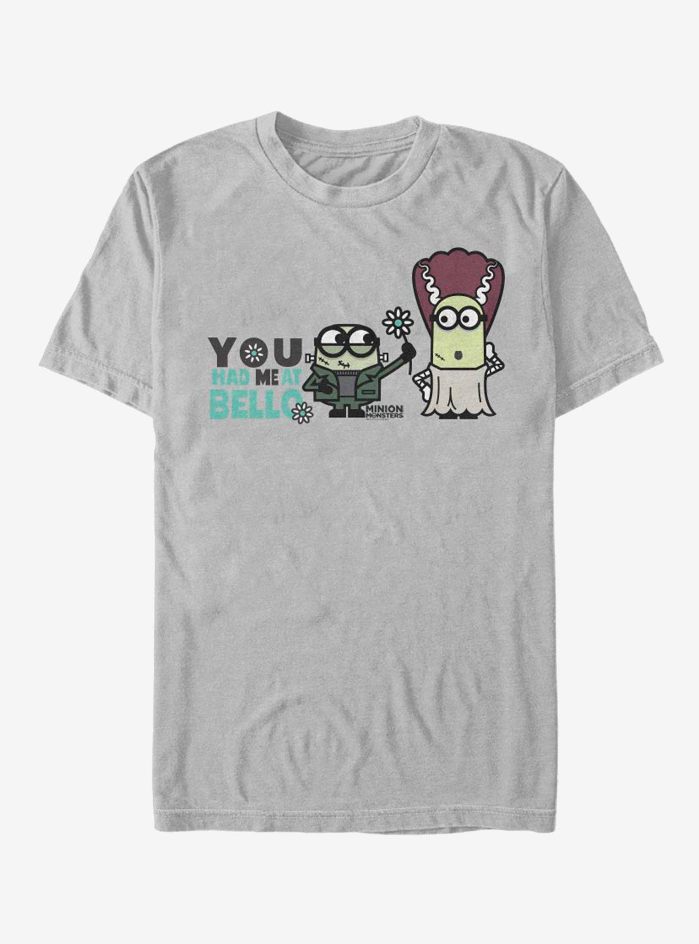 Despicable Me Minions Frankenstein Had Me At Bellow T-Shirt, , hi-res