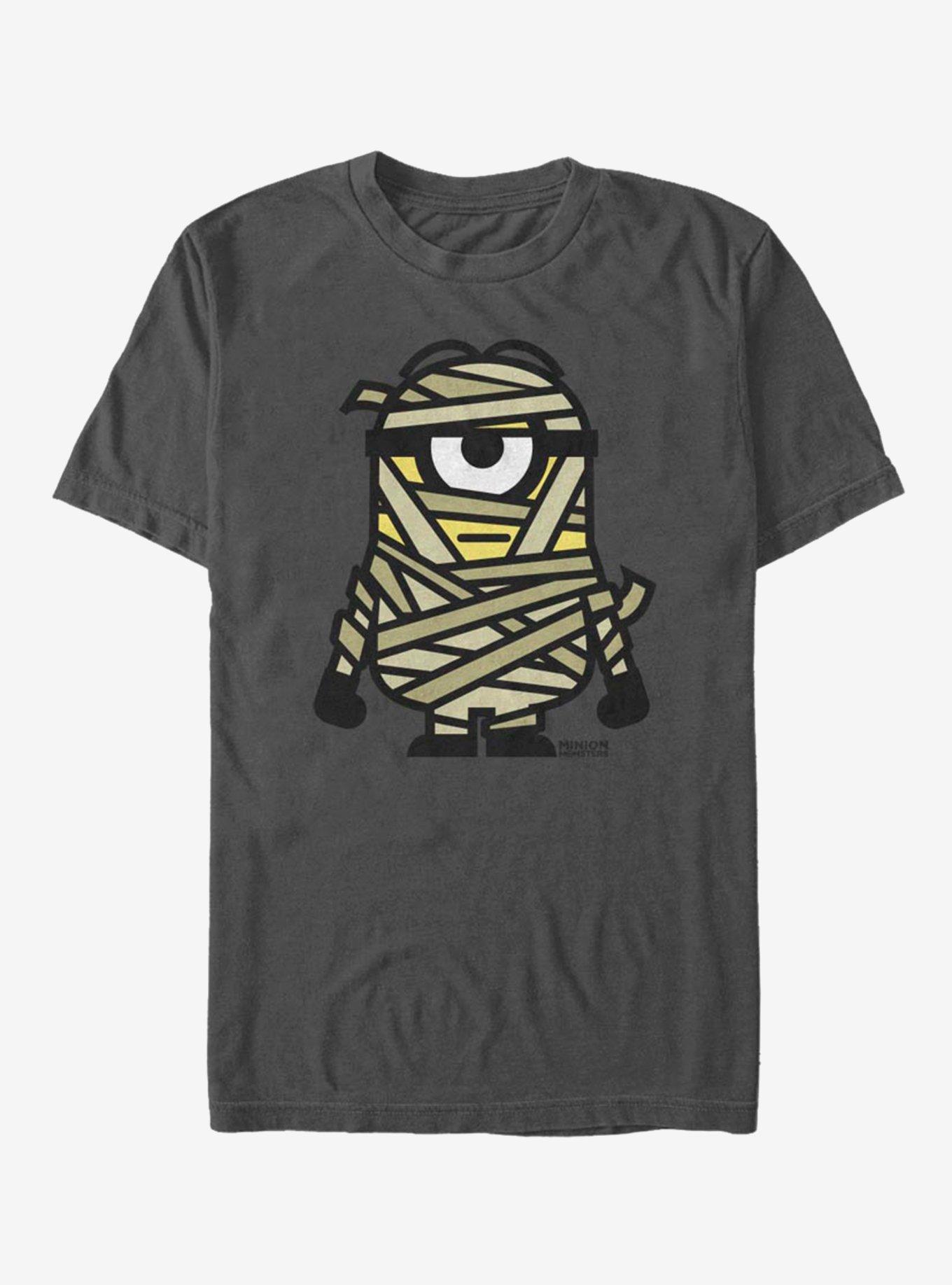 Despicable Me Minions Mummy T-Shirt, CHARCOAL, hi-res