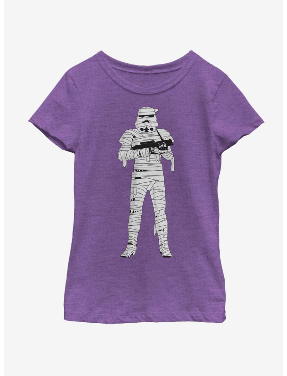 Star Wars Mummy Trooper Youth Girls T-Shirt, PURPLE BERRY, hi-res