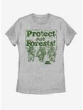Star Wars Protect Our Forest Womens T-Shirt, ATH HTR, hi-res