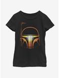 Star Wars Pumpkin Boba Fett Youth Girls T-Shirt, BLACK, hi-res