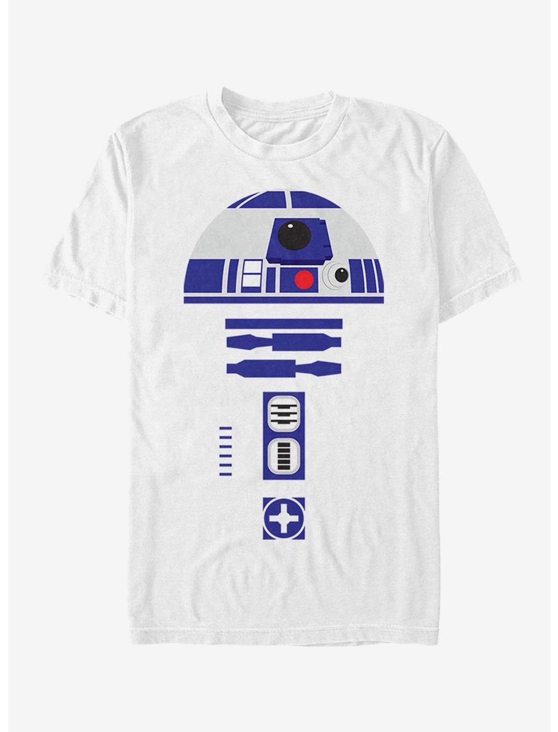 Star Wars Simple R2D2 Costume T-Shirt, WHITE, hi-res