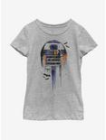Star Wars Splatter R2 Youth Girls T-Shirt, ATH HTR, hi-res