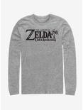 Nintendo Zelda Link's Awakening Logo Long-Sleeve T-Shirt, ATH HTR, hi-res