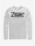 Nintendo Zelda Link's Awakening Logo Long-Sleeve T-Shirt, WHITE, hi-res