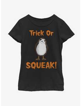 Star Wars The Last Jedi Trick Or Squeak Youth Girls T-Shirt, , hi-res