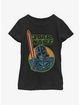 Star Wars Vaders Skull Youth Girls T-Shirt, , hi-res