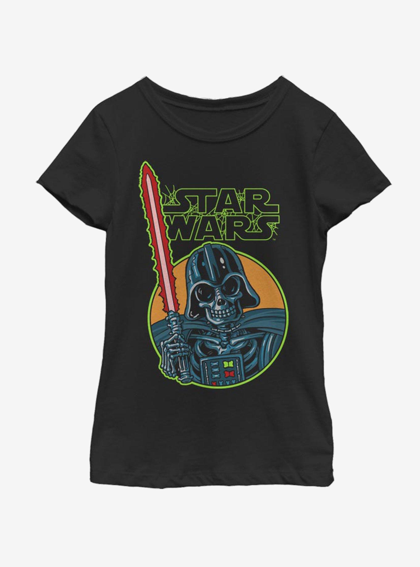 Star Wars Vaders Skull Youth Girls T-Shirt, , hi-res