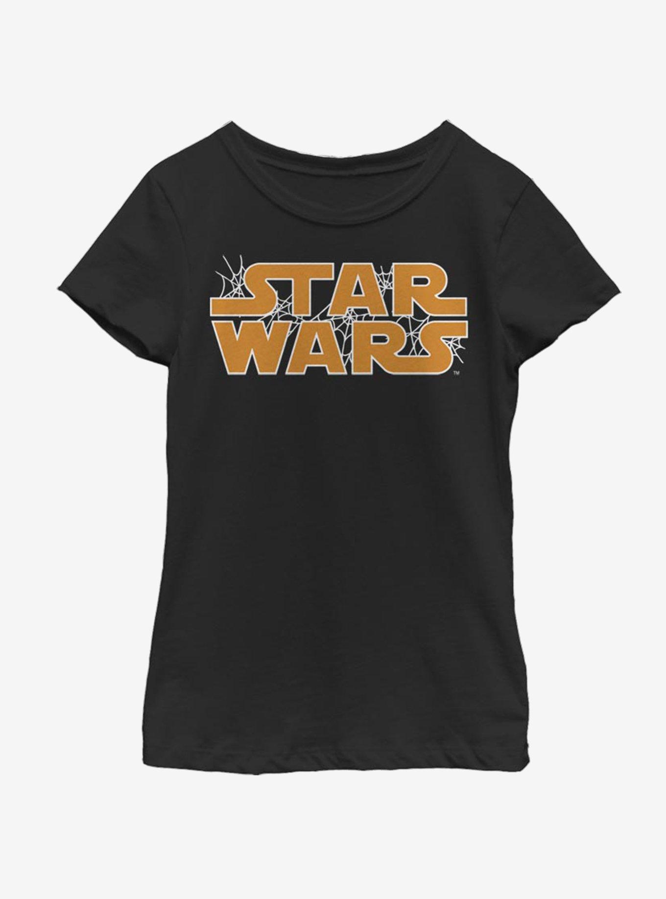 Star Wars Web Logo Youth Girls T-Shirt, , hi-res