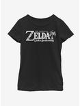 Nintendo ENG Logo Youth Girls T-Shirt, BLACK, hi-res