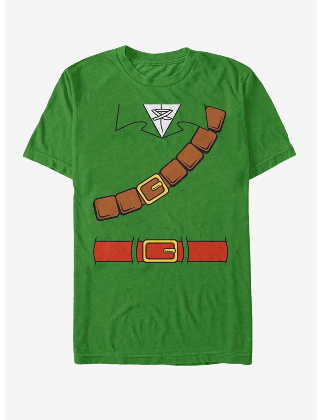 Nintendo Zelda Link Belt T-Shirt, KELLY, hi-res