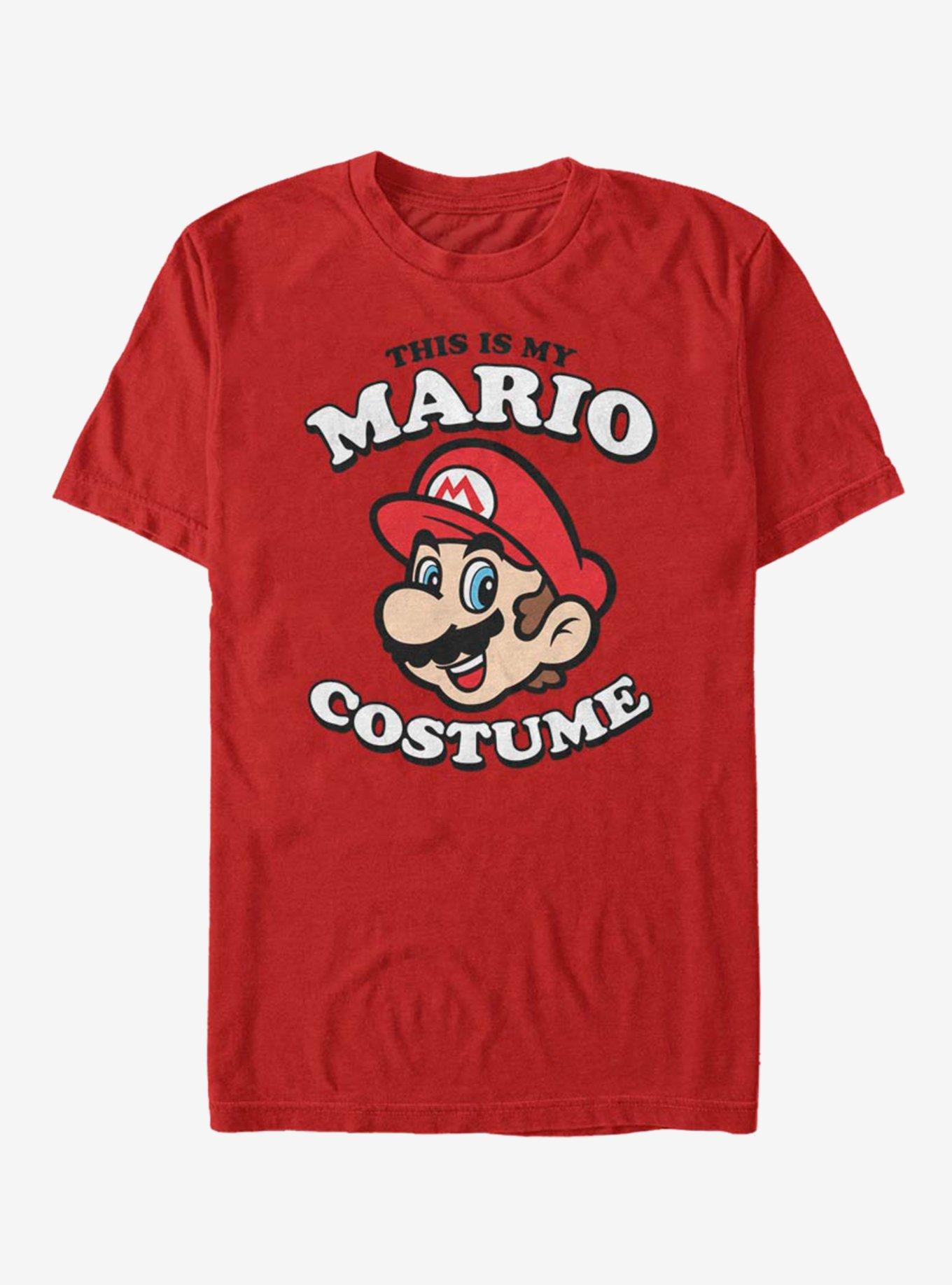 Nintendo Super Mario Costume T-Shirt, RED, hi-res