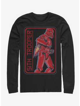Star Wars Episode IX The Rise Of Skywalker Retro Sith Trooper Long-Sleeve T-Shirt, , hi-res