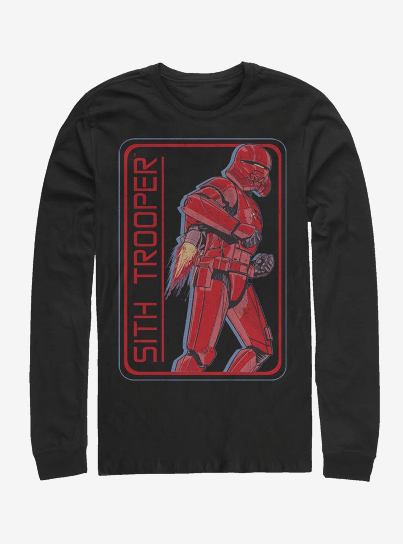 Star Wars Episode IX The Rise Of Skywalker Retro Sith Trooper Long-Sleeve T-Shirt, , hi-res